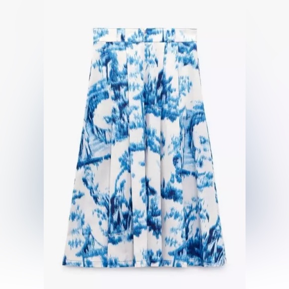 Zara 2pc ZW Collection Co Ord Skirt Set XS/S NWT - Picture 12 of 16